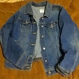 Old navy blue Jean jacket